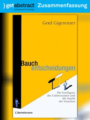 cover image of Bauchentscheidungen (Zusammenfassung)